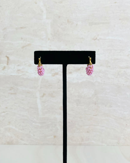 Arracadas Olimpia - Rosa Pastel