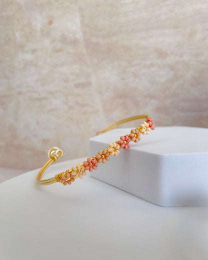 Pulsera Dafne - Rosa nude