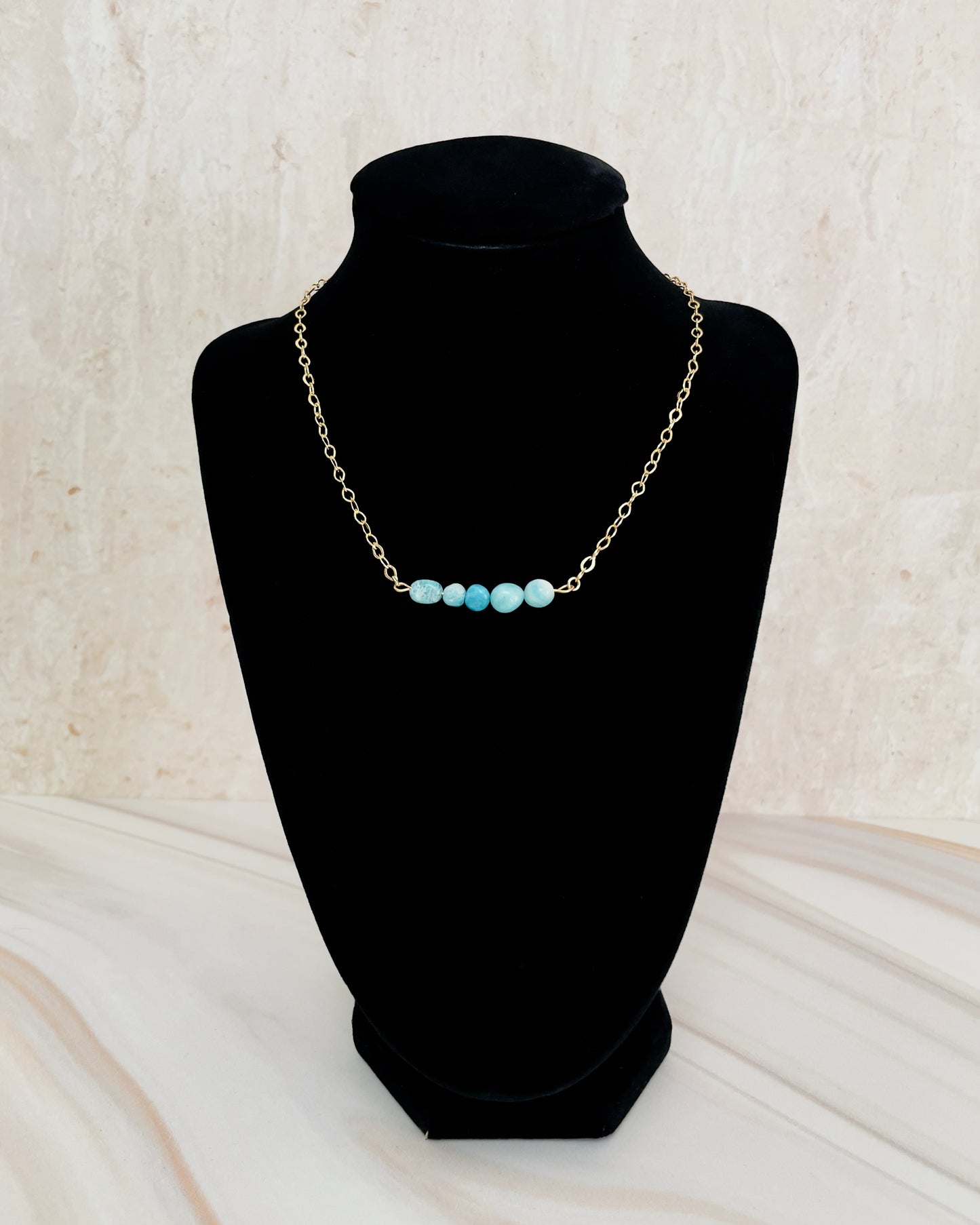 Collar Briseida - Amazonita