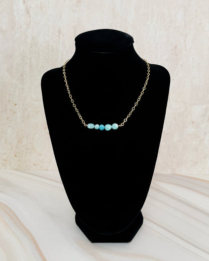 Collar Briseida - Amazonita